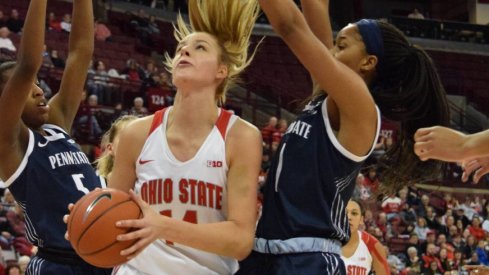 Ohio State Women's Basketball forward Dorka Juhasz
