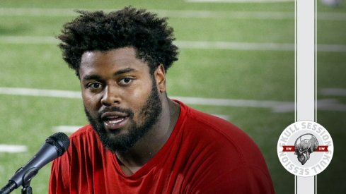 Taron Vincent was mic’d up at Ohio State practice.